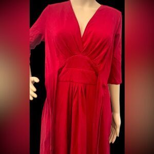 Red classic dress size M-L